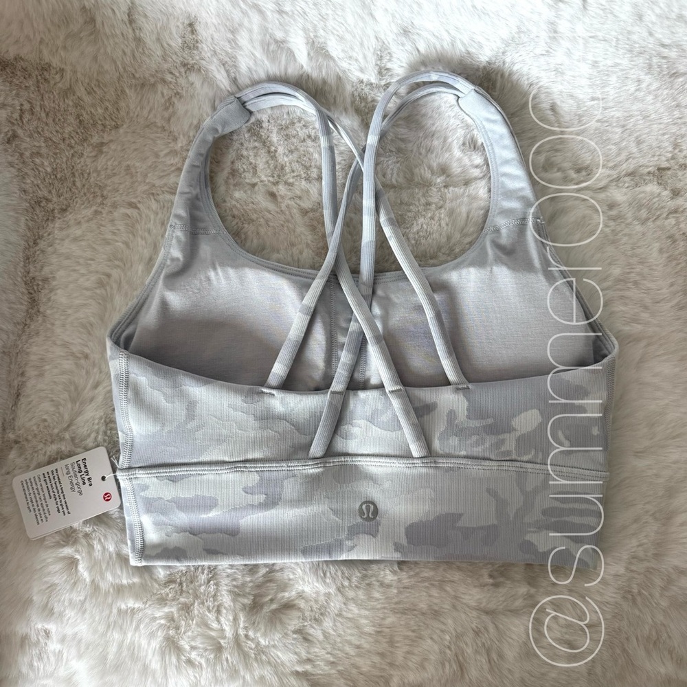 NWT Lululemon Energy Bra Long Line Incognito Camo 6 - Picture 5 of 9